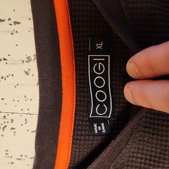 Coogi Waffle Knit Embroidered Spellout Crewneck Sweater Vintage Y2K - Picture 6 of 12